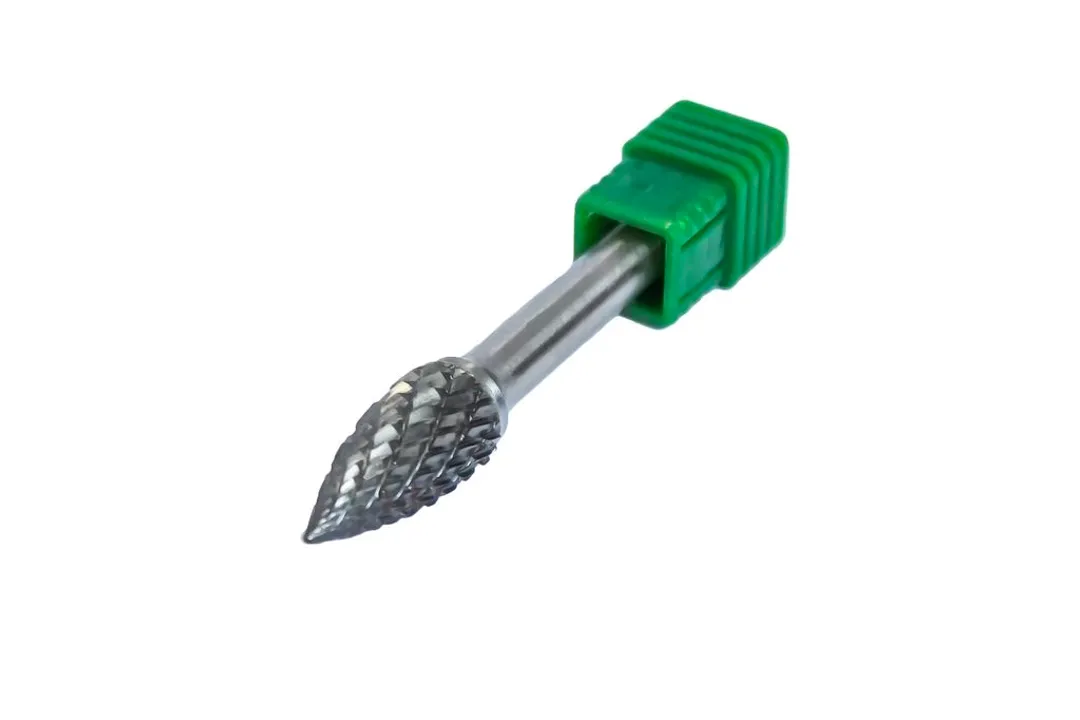 Шарошка коническая скругленная по металлу(? 6mm,? хвостовика 6mm), в пластиковом футляре Rock FORCE RF-617G0618