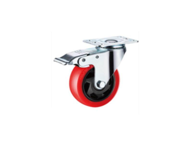 Колесо неповоротное усиленное полиуретан FCM 55 125 мм TOR 1027247