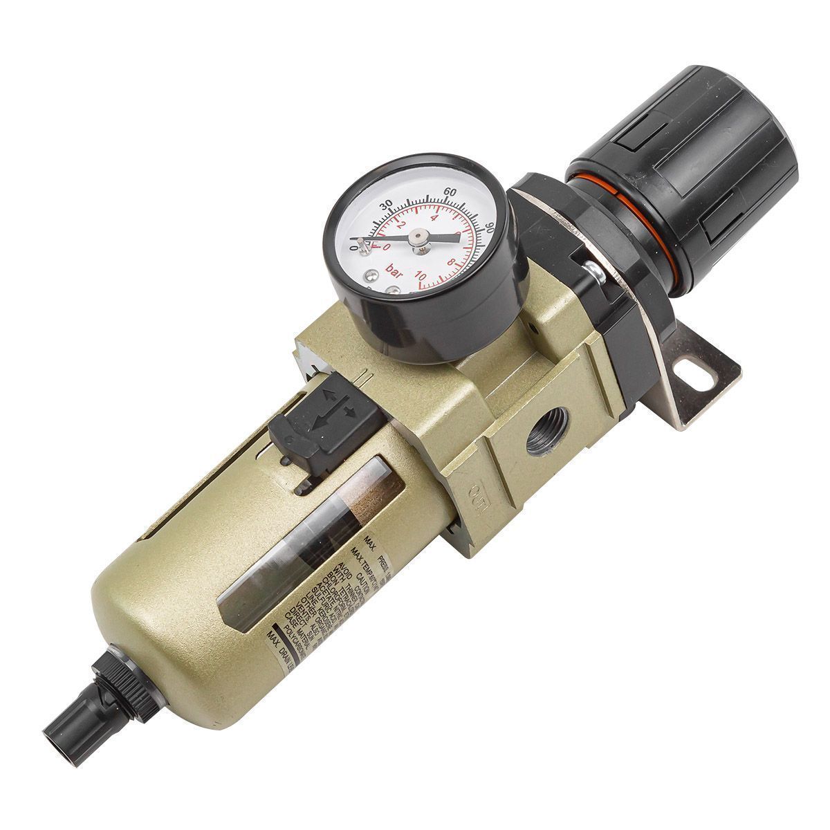 Фильтр-регулятор с индикатором давления 1/4"  Forsage F-AW3000-02