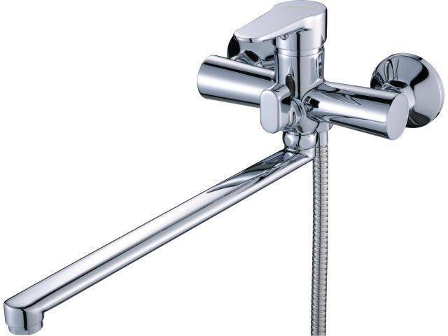 Смеситель для ванны D35-C, серия 200 (Длинный поворотный L-излив. Эксцентриков нет)  ...ECONOCE EC0204