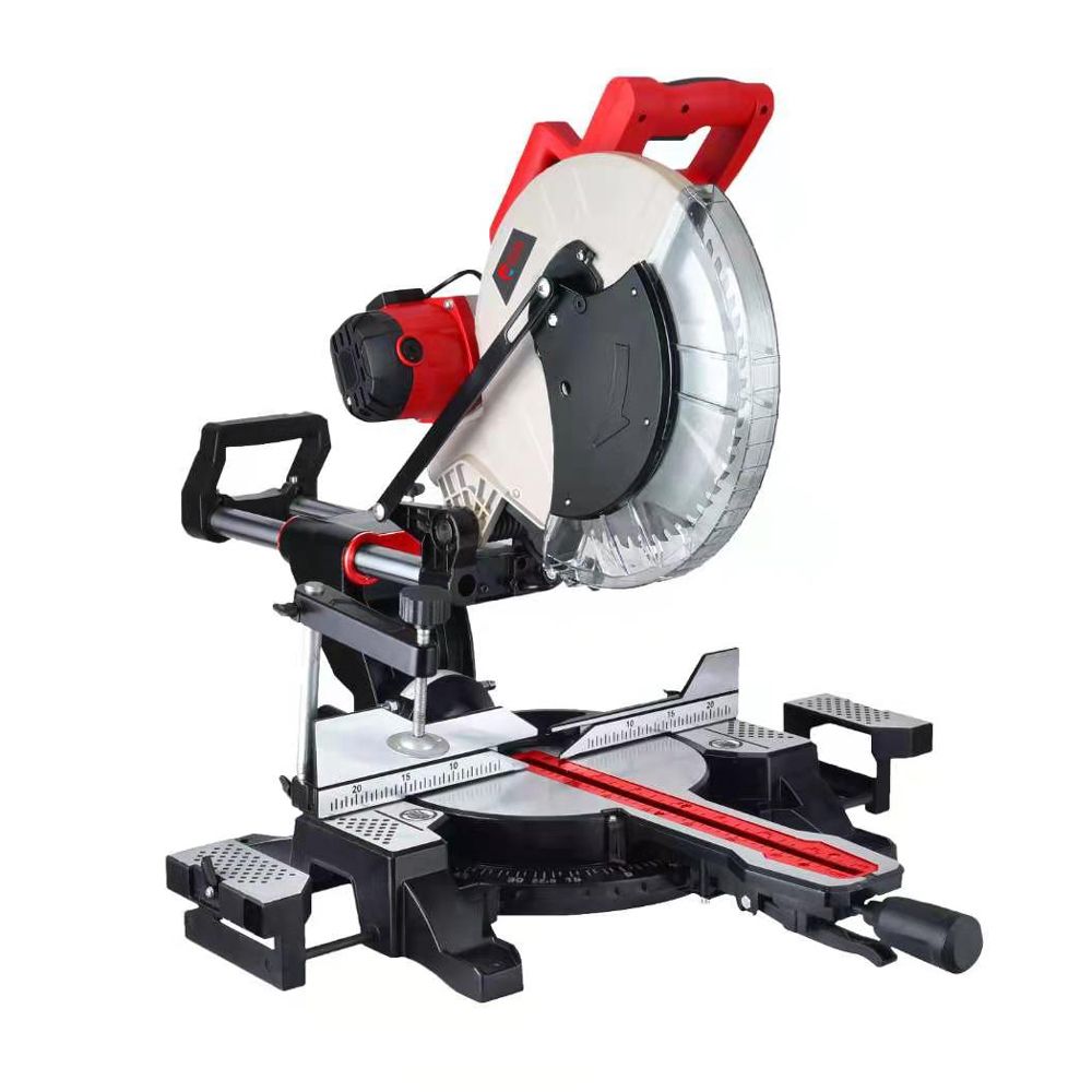 Пила торцовочная,: 2000 Вт, макс. диск 305х30 мм, 3800 об/мин, глубина пропила 90° - 105 мм, Edon CMS-305/2000