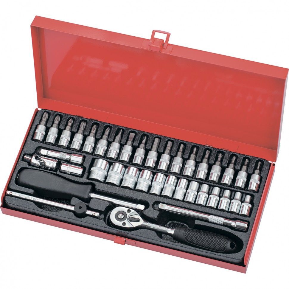 Набор слесарно-монтажный с квадратом 1/4", 38 предм. Matrix 13522