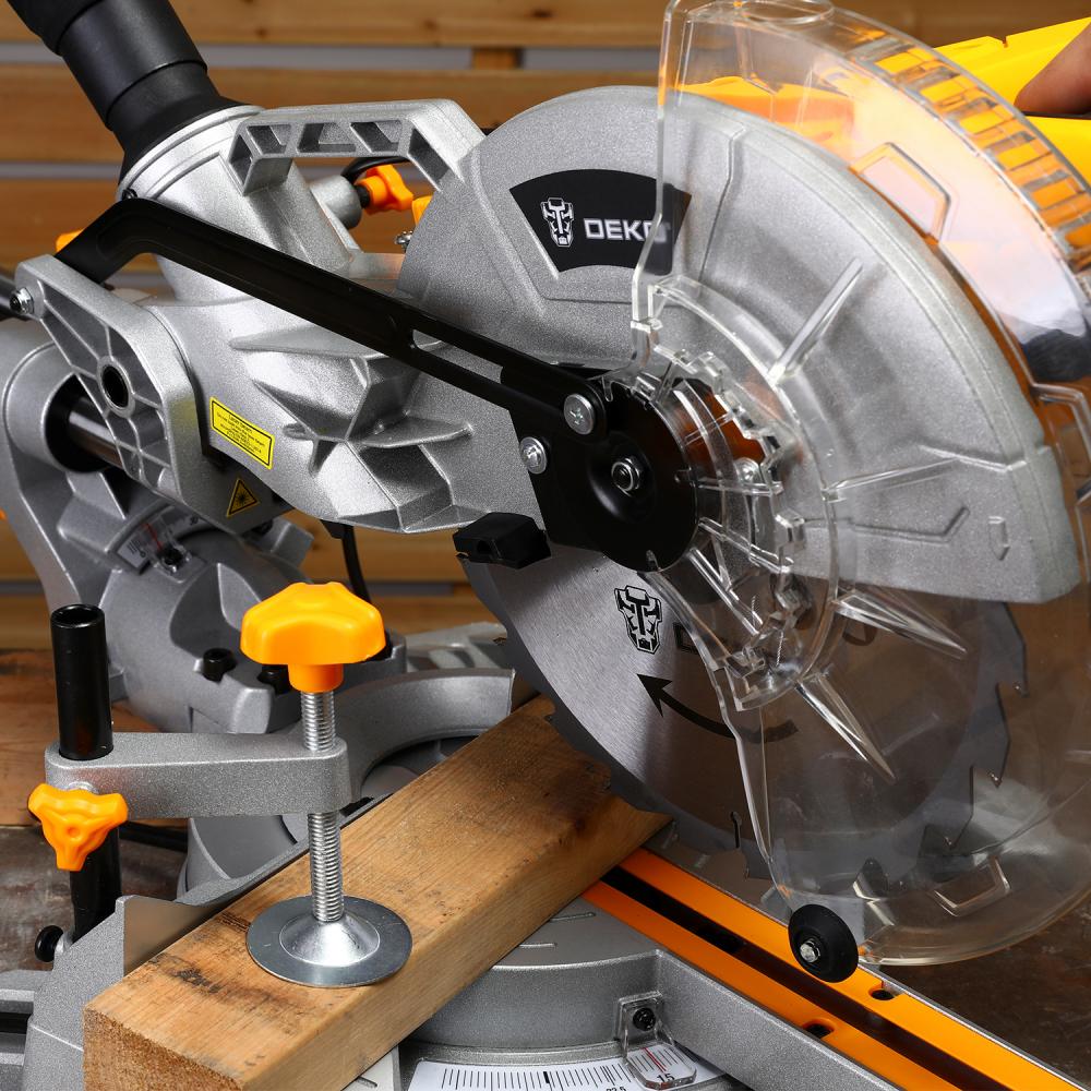 Пила торцовочная 2200Вт, 255х25.4мм, DEKO DKMS2200-255 Laser