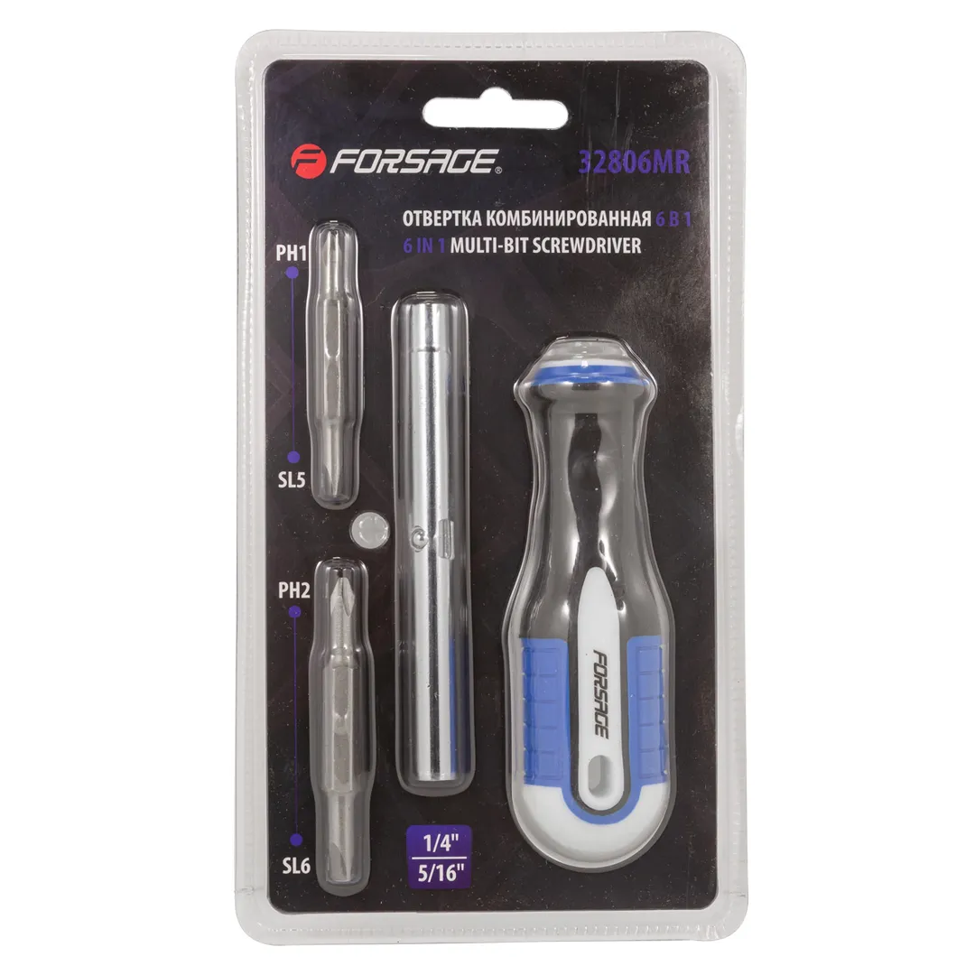 Отвертка комбинированная  Forsage F-32806MR