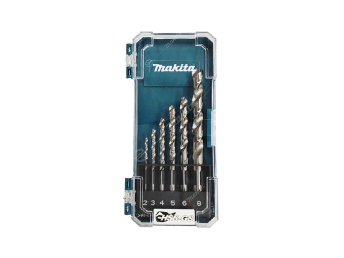 Набор сверл по металлу ц/х, HSS-G, D-78346 комплект из 6 шт MAKITA