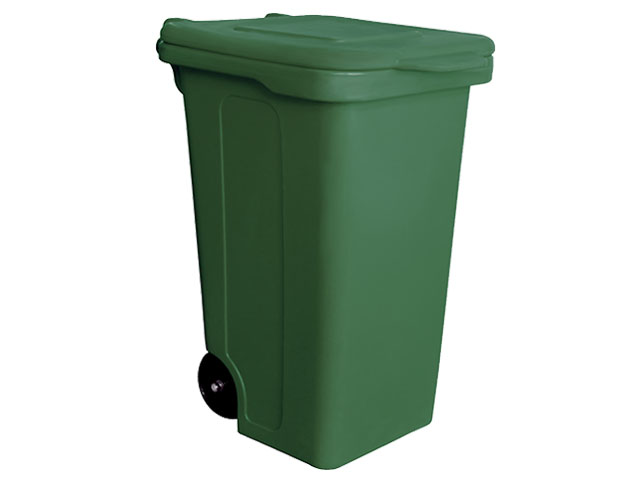 Контейнер для мусора пластиковый 240л (зеленый)  БЗПИ 830115