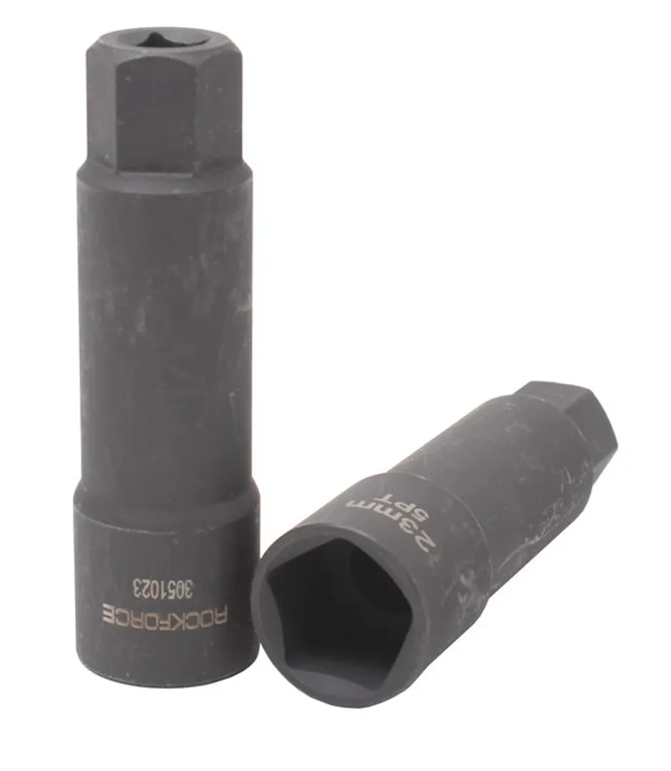 Головка ударная 5-гранная 23мм, 3/8"(L-100мм)  Rock FORCE RF-3051023