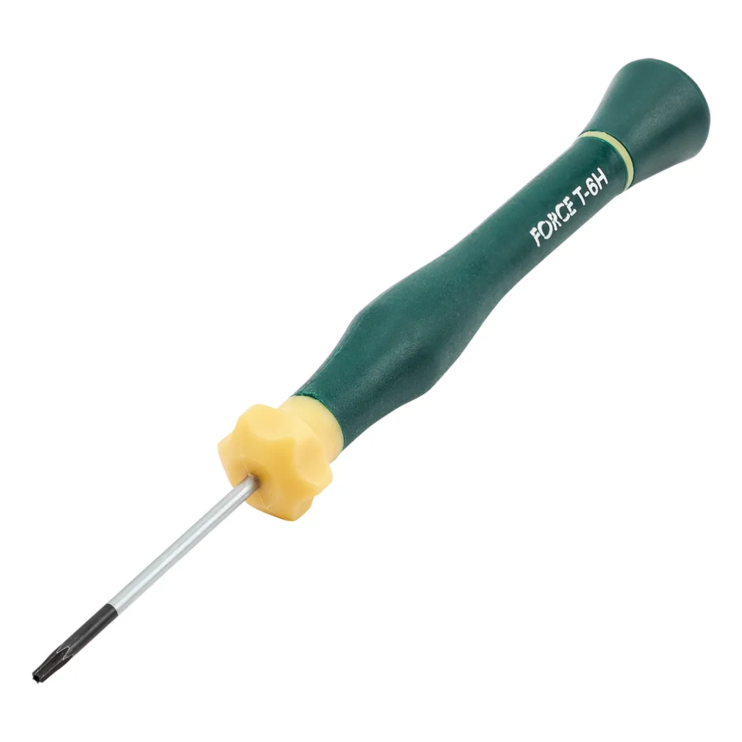 Отвертка торкс ювелирная T6H (40мм) с отверстием Forsage F-73704006