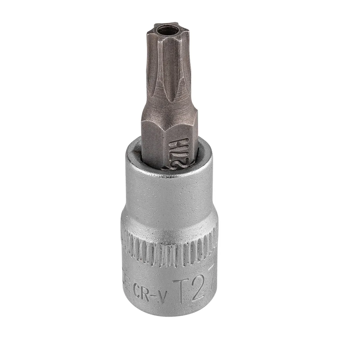 Головка-бита TORX 1/4", T27H c отверстием RockFORCE Rock FORCE RF-3273227