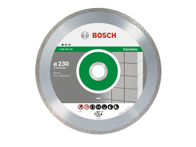 Алмазный круг 230х22.23mm керамика Professional BOSCH 2608602205