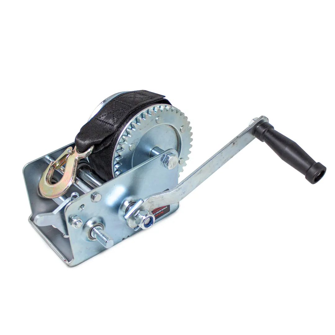 Лебедка ручная барабанная двухскоростная 900 кг.  Forsage F-TRT1201S