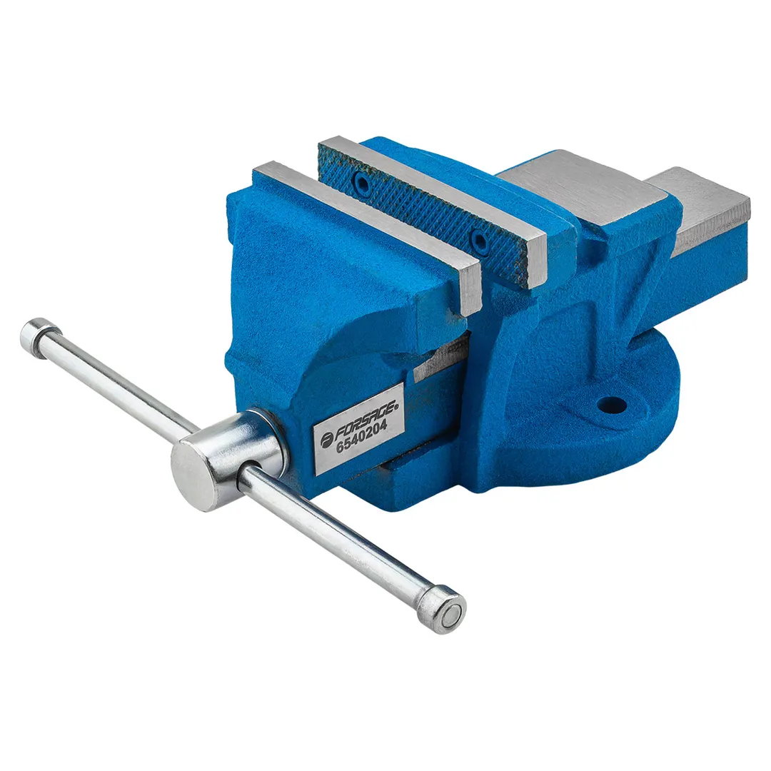Тиски стальные с наковальней 4"-100мм Forsage F-6540204