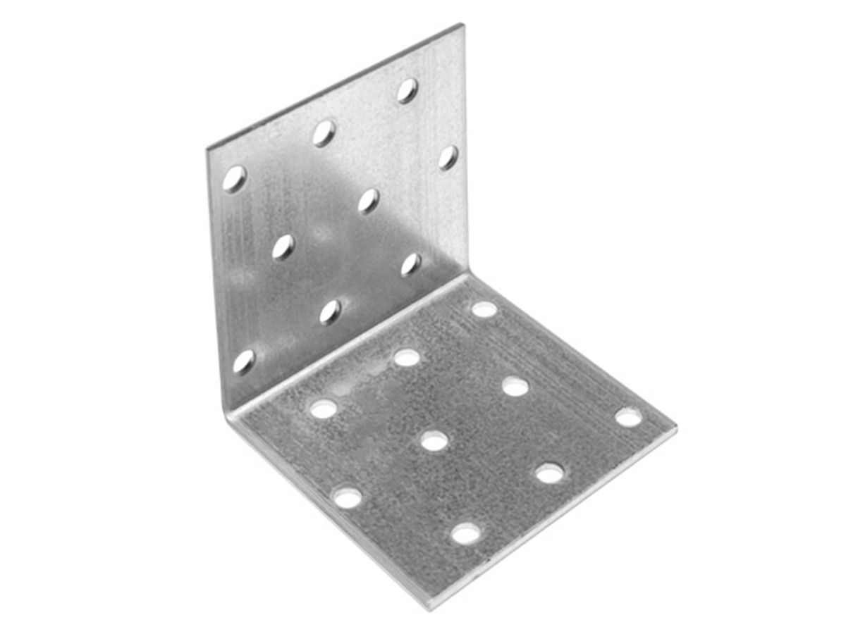Уголок крепежный равносторонний 60х60x60 mm KUR белый цинк STARFIX SMP-26038-1