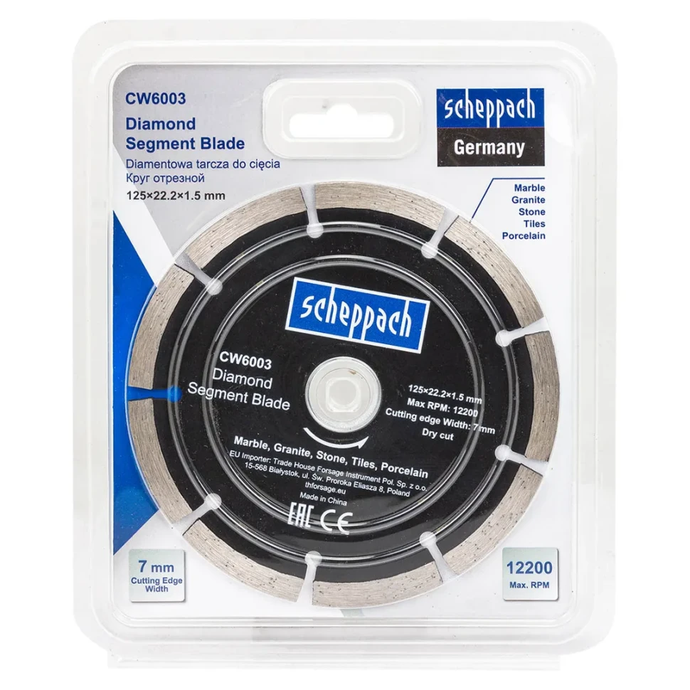 Круг отрезной 125*22,2*1,5мм  Scheppach Sch-CW6003