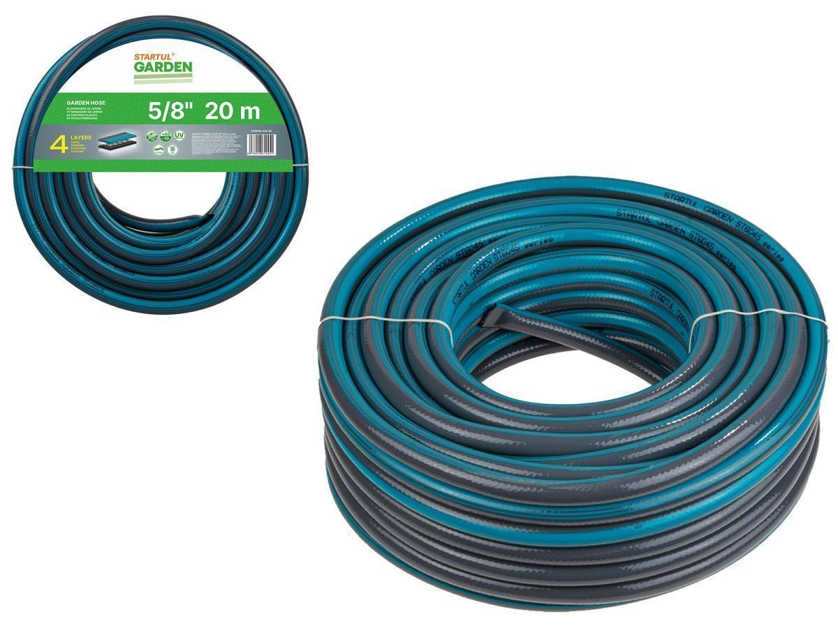 Шланг поливочный 5/8" 20м (4 слоя) STARTUL ST6045-5/8-20