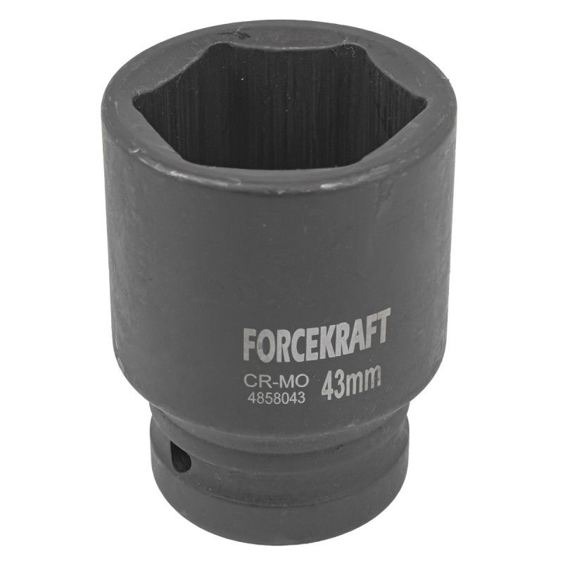 Головка ударная 1", 43мм (6гр.)  FORCEKRAFT FK-4858043