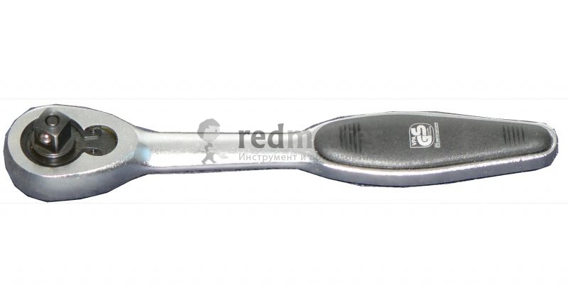 Трещотка с объемной пластиковой ручкой-32 зуба 3/8 (193 мм)  ...Force 80236