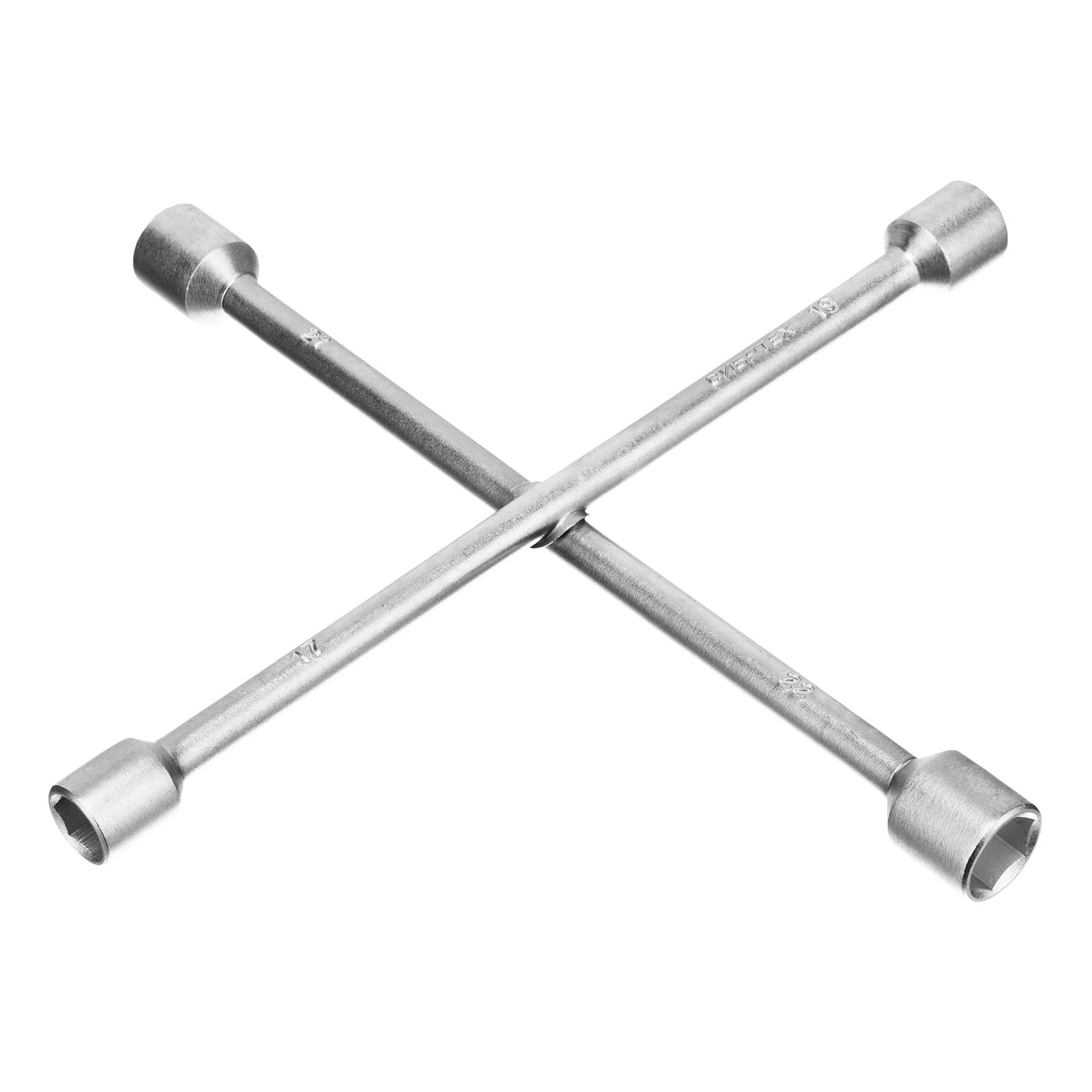 Ключ-крест баллонный, 17 х 19 х 21 х 22 mm, толщина 14 mm Сибртех 14257