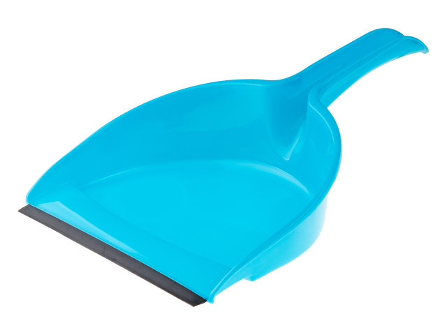 Совок пластмассовый с резинкой Standard, голубой  PERFECTO LINEA 43-223191