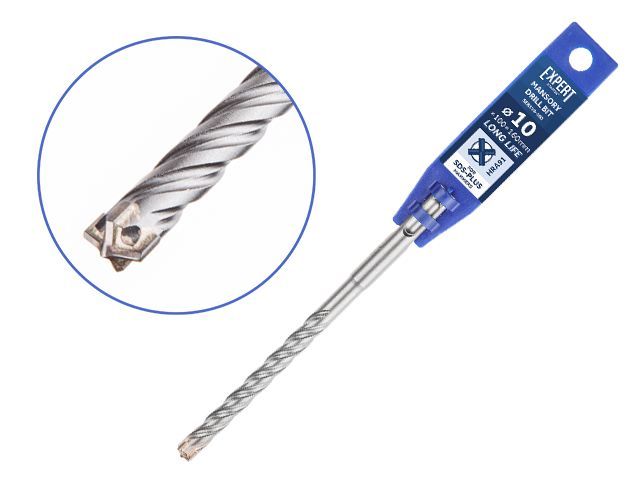 Бур (сверло) 10х100х160 mm  SDS-plus EXPERT (бур по бетону, крестовая пластина) STARTUL SE8310-160