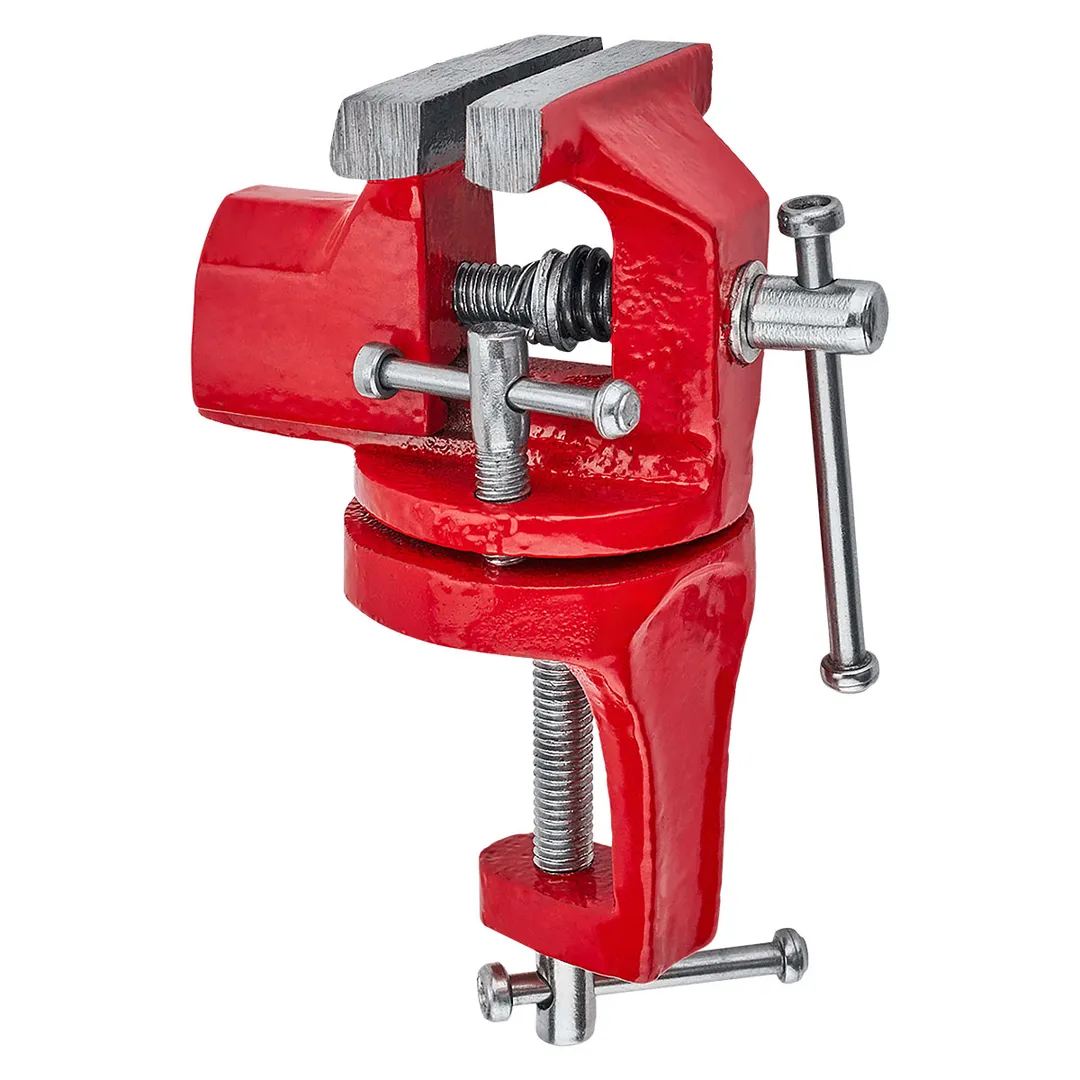 Тиски слесарные поворотные мини (ширина губ - 60мм) RockFORCE ...Rock FORCE RF-32960R