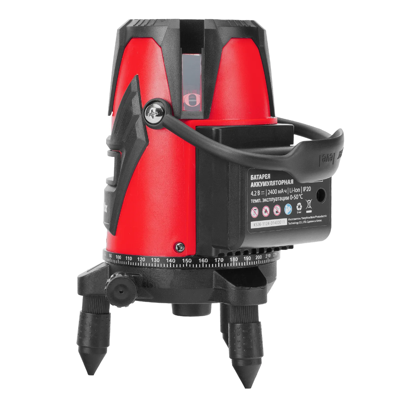 Лазерный уровень MFL RED, 30 м, красный луч, акк. Li 2400 mAh, сумка, резьба 5/8"  MTX 35014