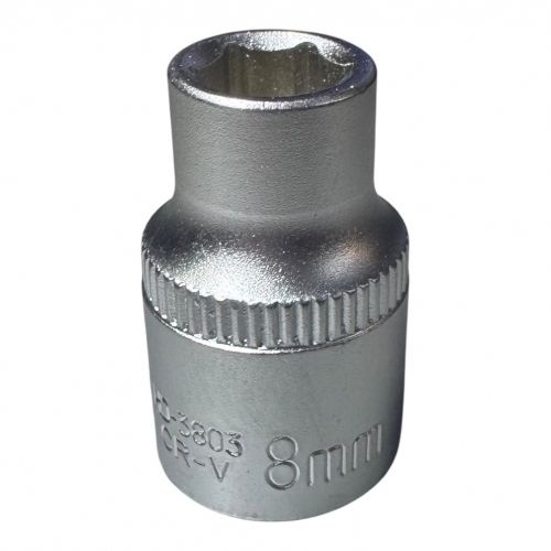 Головка торцевая 3/8" 6гр. 8мм L28мм CrV H-D HD-3803