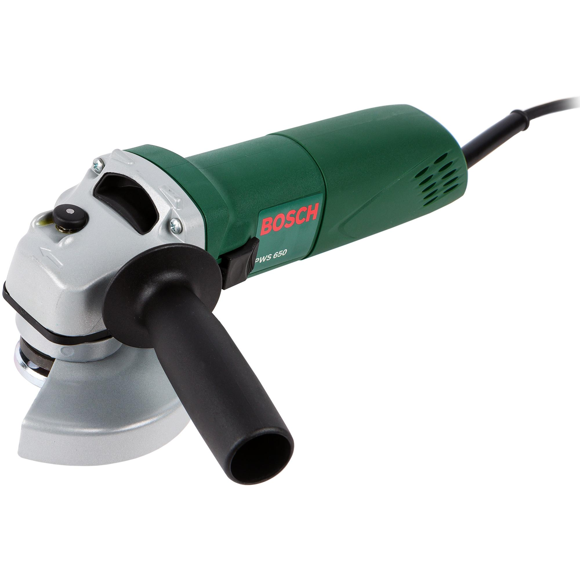 Одноручная углошлифмашина PWS 650Вт, 125мм, 11000об/мин, в кор. BOSCH 06034110R0