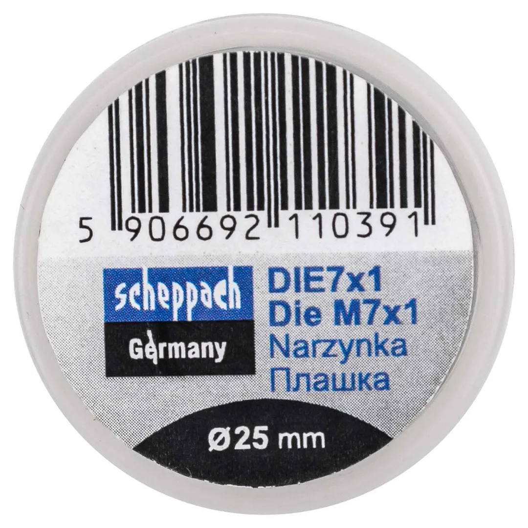 Плашка M7x1/Ф25  Scheppach Sch-DIE7x1