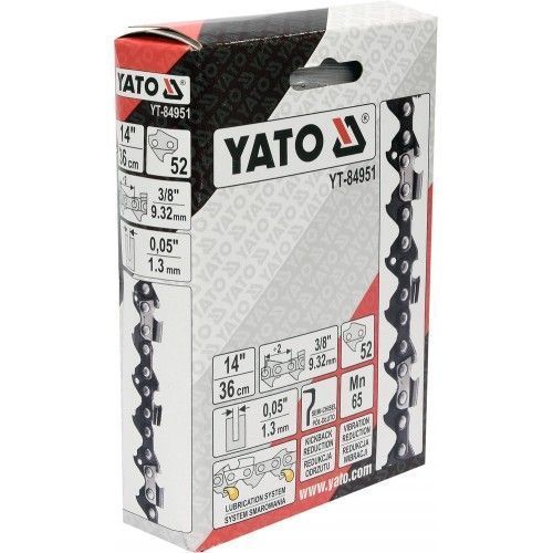 Цепь для бензопилы 14" 36 см, 52 зв., 1,3 мм, 3/8"  YATO YT-84951