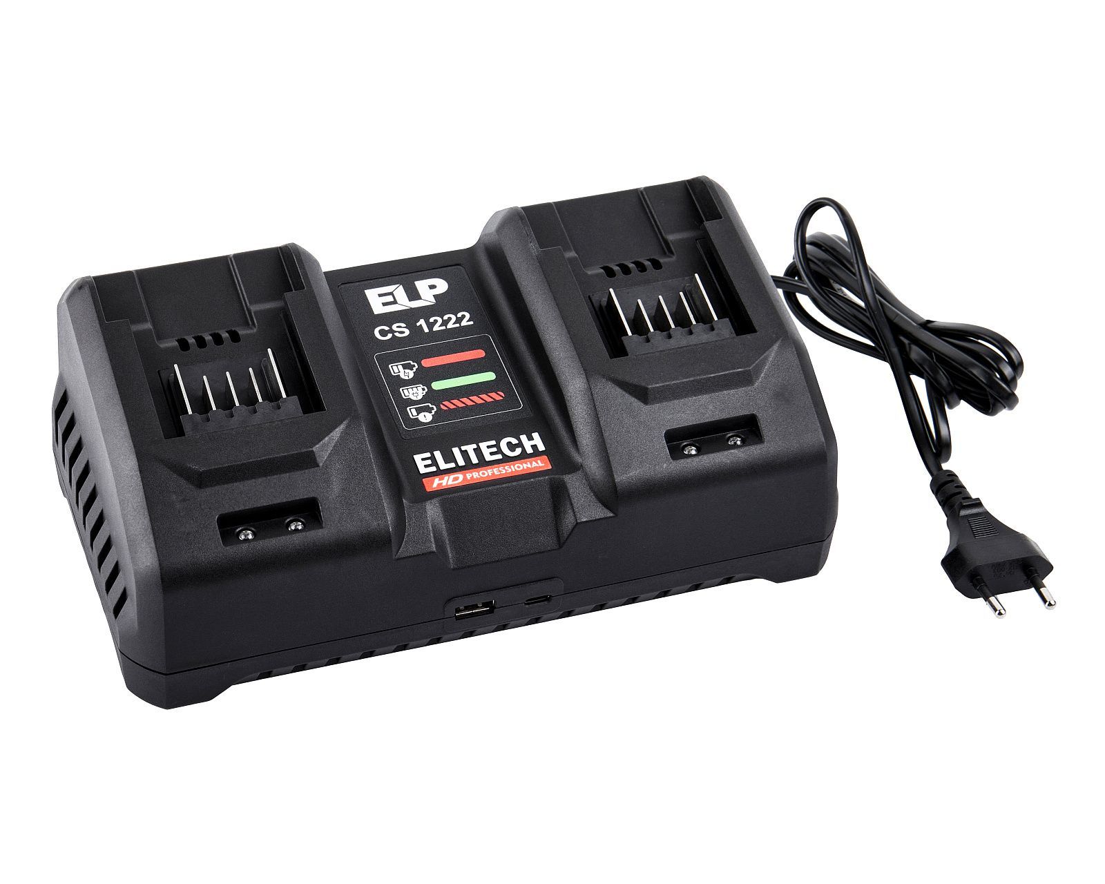 Зарядное устройство д/ELP 10-20В, 6+6А HD Professional CS 1222 (E0911.020.00) ELITECH 205799