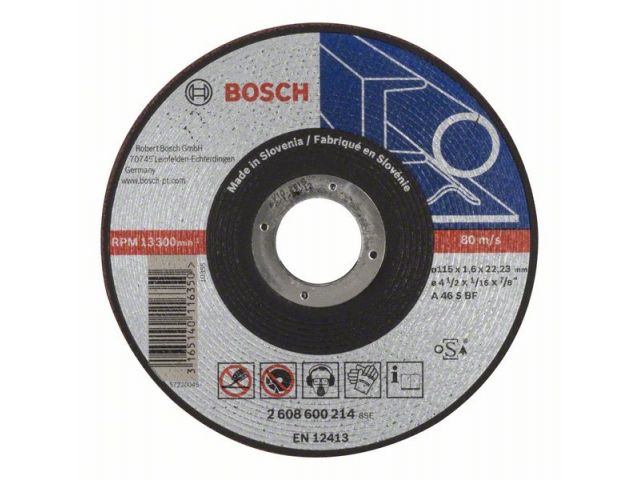 Круг отрезной 115х1.6x22.2 mm для металла Expert BOSCH 2608600214
