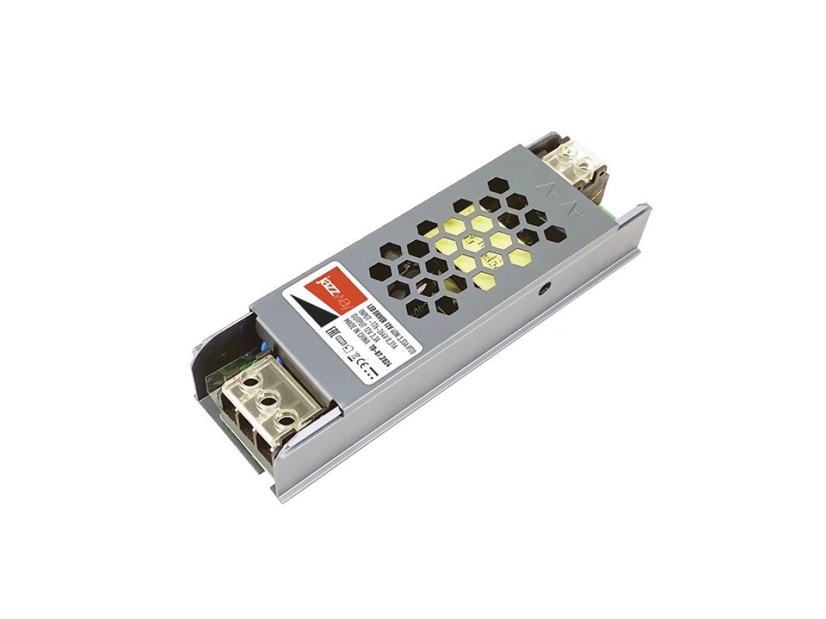 Драйвер LED DRIVER для ленты светодиод.12V, 40W, 3,33A, IP20   (Блок питания) JAZZWAY 5059924