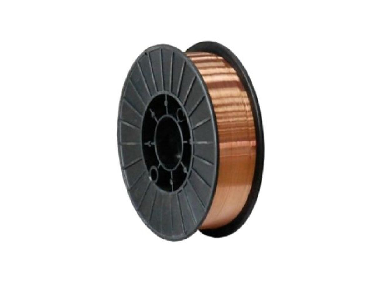 Проволока сварочная омедненная ER 70S-6 ф0.8mm (катушка D200 5 кг) (аналог СВ 08Г2С) Оливер 4814380003492