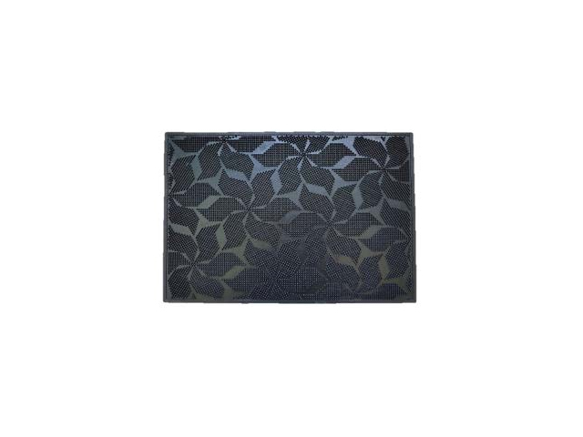 Коврик придверный 55х41 см, черный, материал: вулканизированная непористая резина  ...YPgroup К302