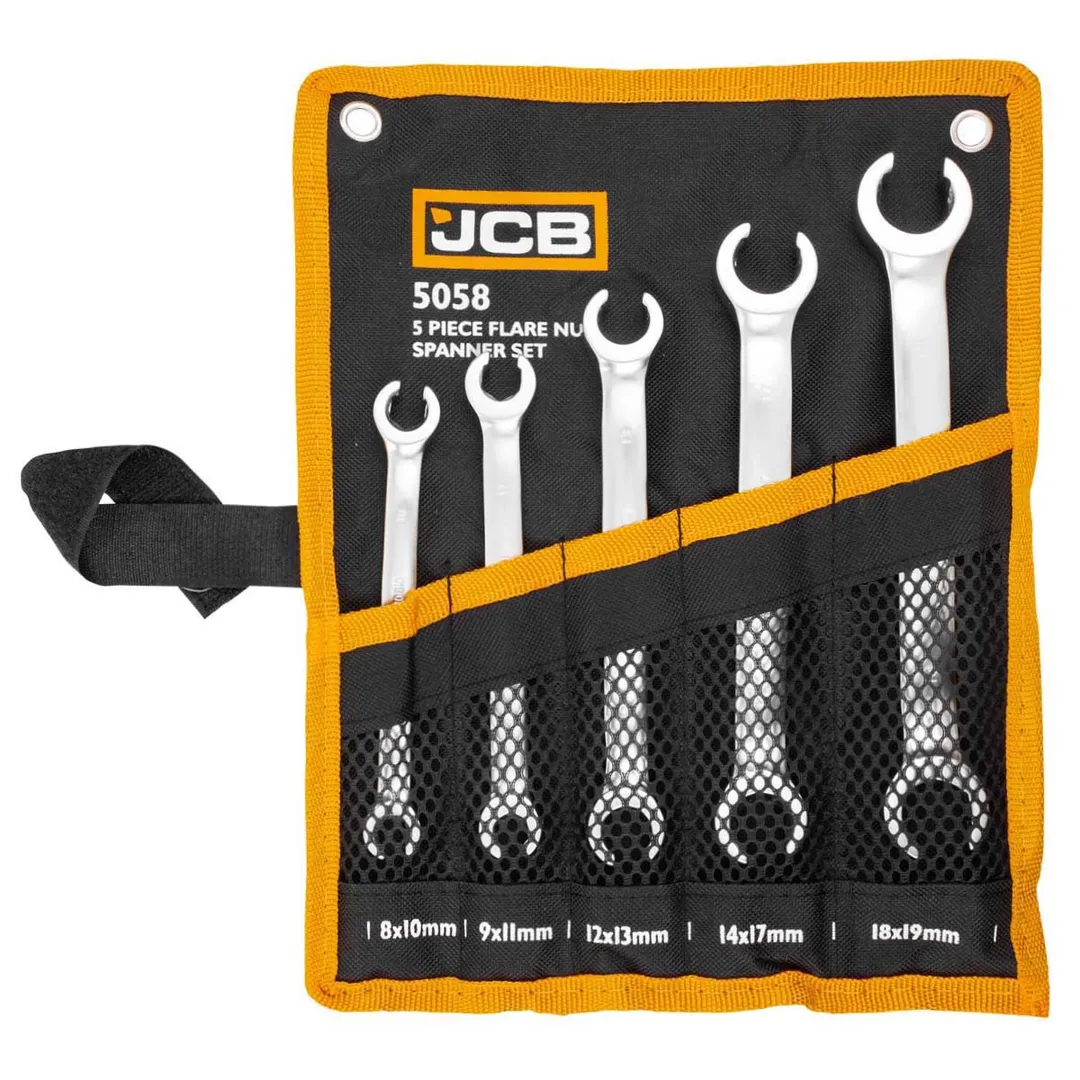 Набор ключей разрезных 5пр.  JCB JCB-5058P