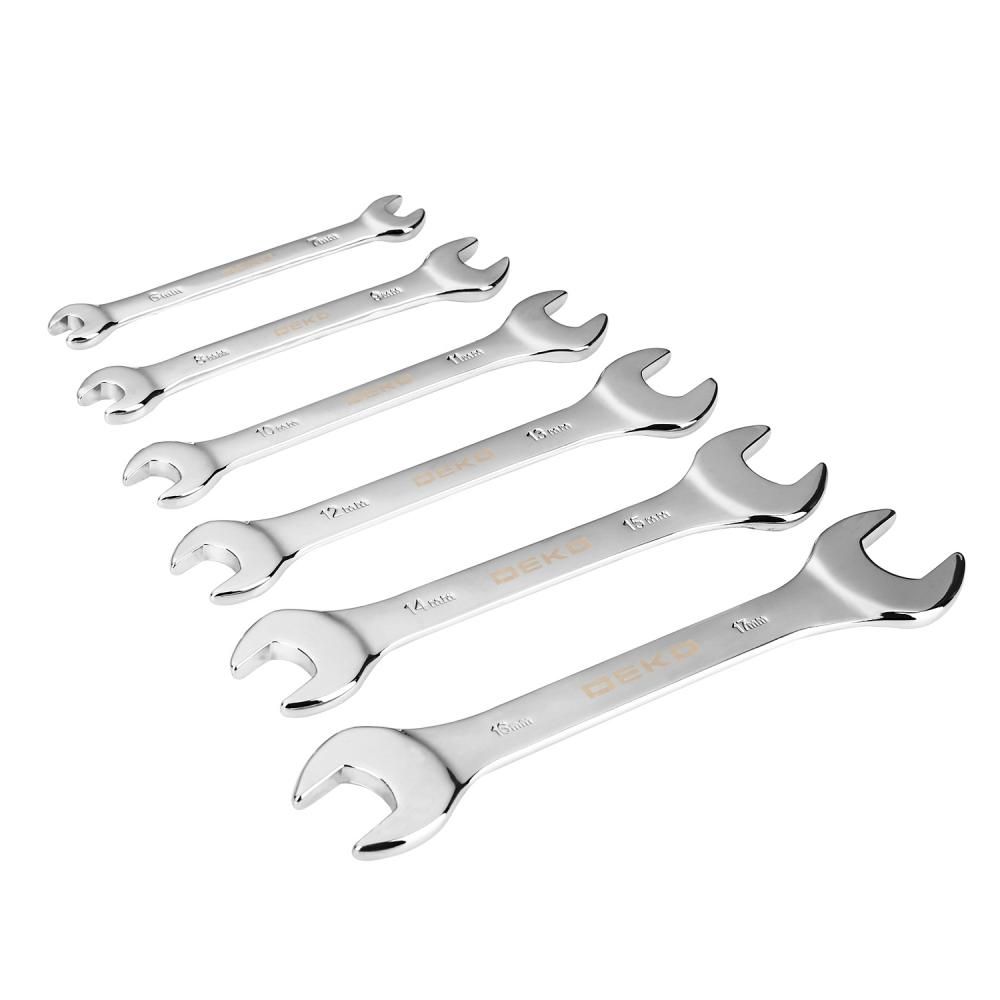 Набор гаечных рожковых ключей DEKO DKHT06 SET 6