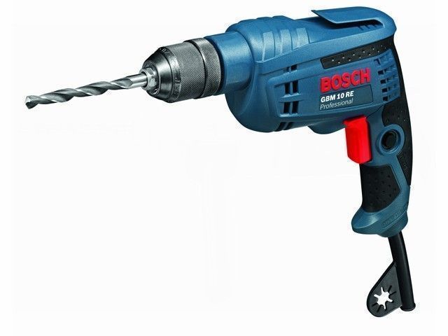 Дрель безударная, 600Вт, 0-2600об/мин, GBM 10 RE, патрон БЗП  BOSCH 0601473600