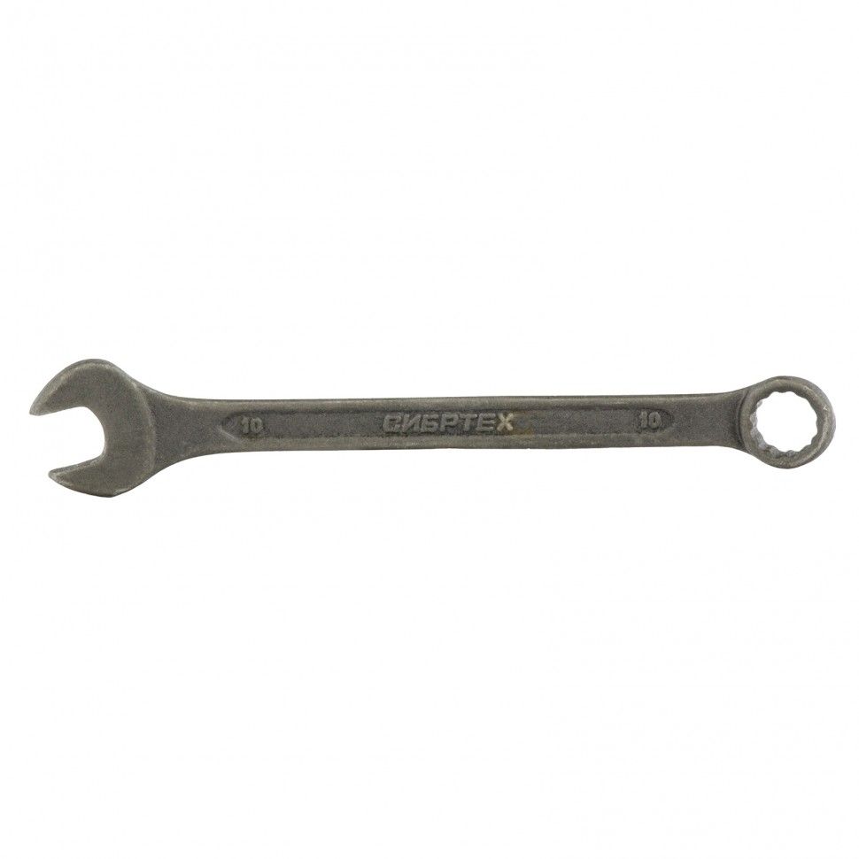 Ключ комбинированый, 10 mm, CrV, фосфатированный, ГОСТ 16983  Сибртех 14905
