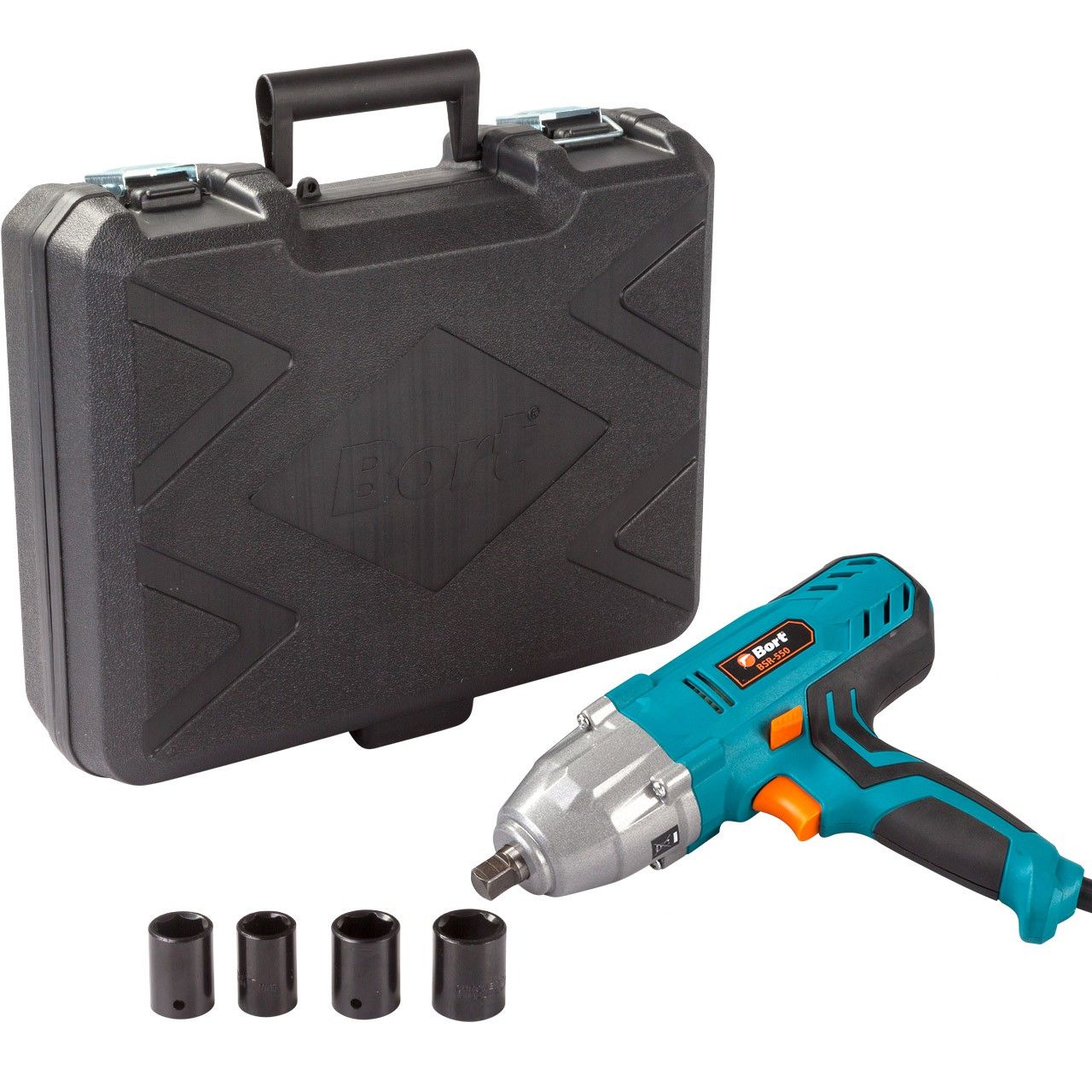 Гайковерт сетевой 550Вт, 350Нм, 1/2", 3500об/мин, Bort BSR-550