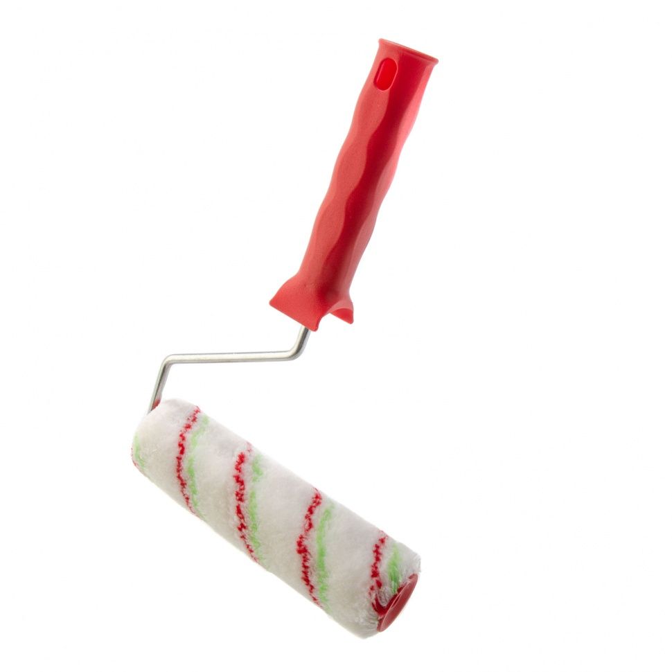 Валик "Эмали" , 180 mm, ворс 12 mm, D - 36 mm, D ручки - 6 mm, полиамид,полиакрил Сибртех 80200