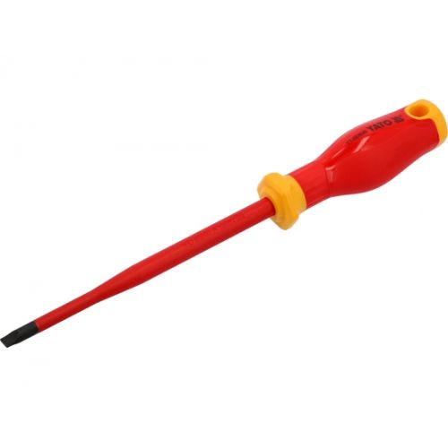 Отвертка шлицевая 6.5х150мм EXTRA SLIM, изолированная, S2 YATO YT-282645