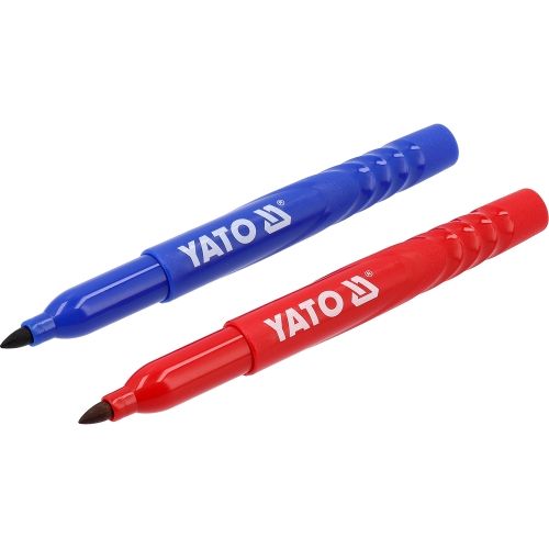 Маркеры технические, 2 шт, красный-синий YATO YT-69301