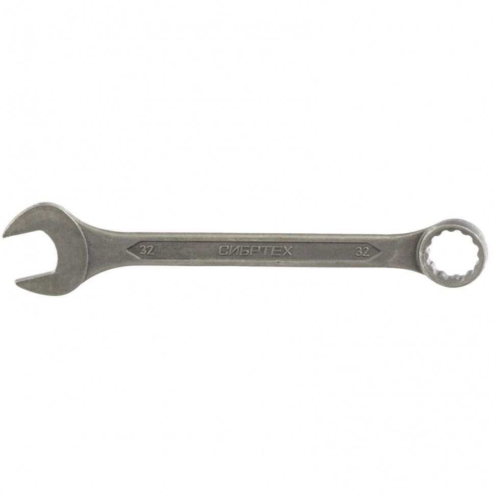 Ключ комбинированый, 32 mm, CrV, фосфатированный, ГОСТ 16983  Сибртех 14917