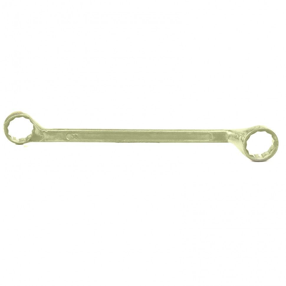 Ключ накидной, 30 х 32 mm, желтый цинк  Сибртех 14638