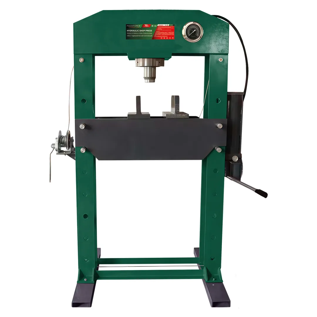 Пресс гидравлический с манометром напольный 75т RockFORCE RF-75021