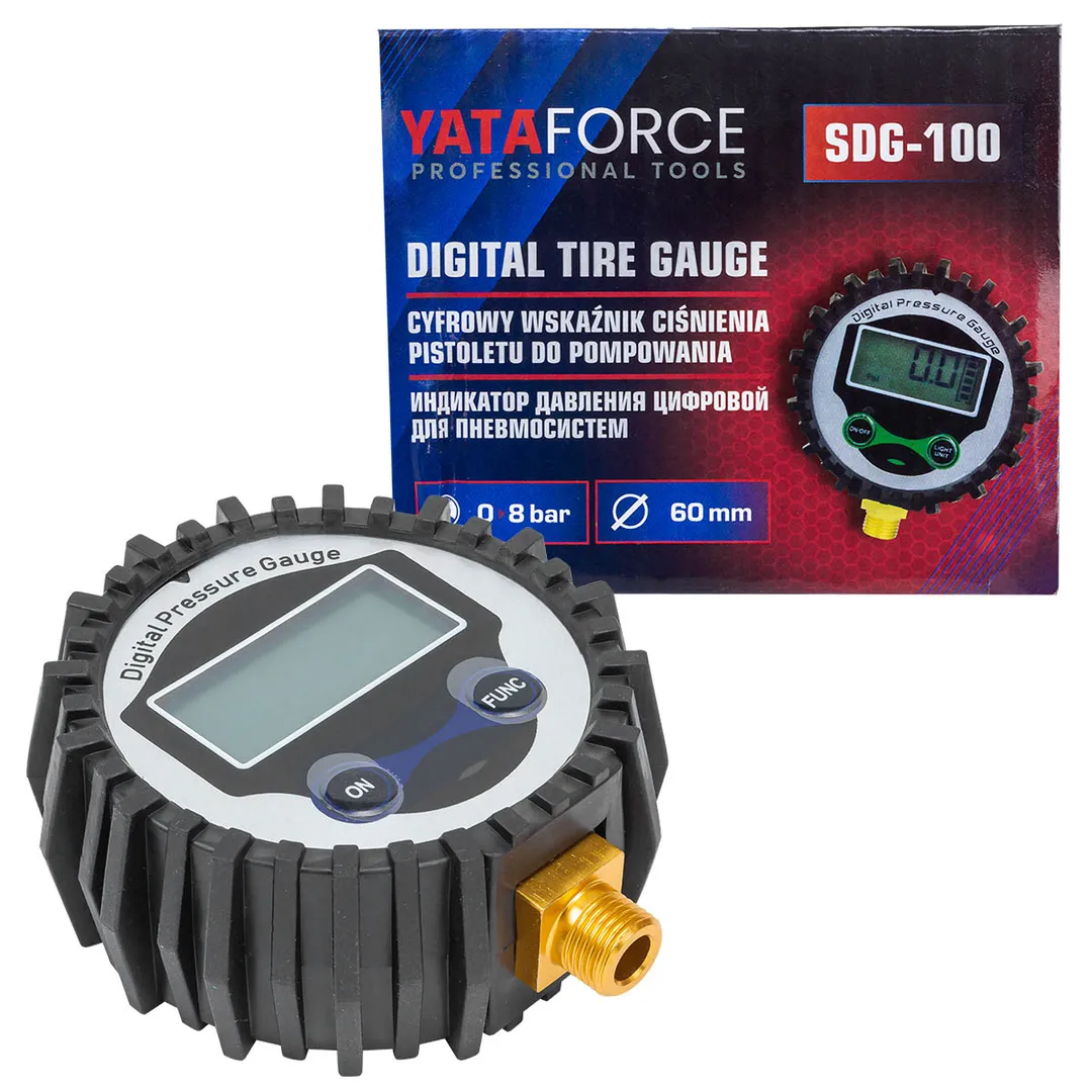 Манометр цифровой для пневмосистем  YATAFORCE YF-SDG-100
