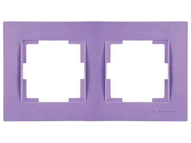 Рамка двухместная горизонтальная пурпурная, RITA  MUTLUSAN 2220 800 1225