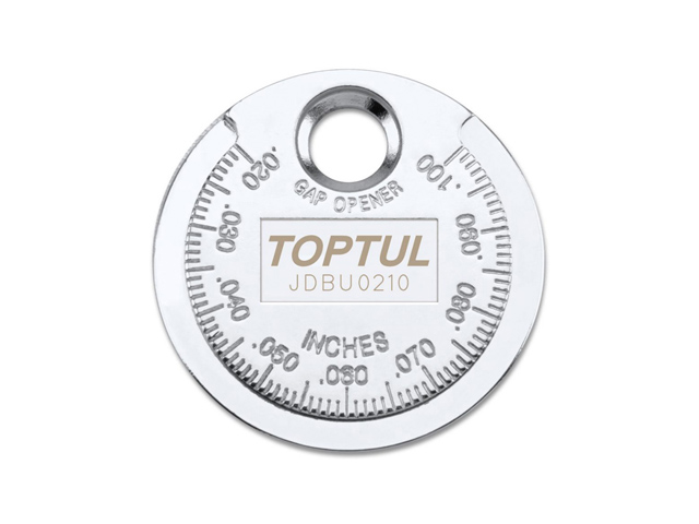 Приспособление типа "монета" для проверки зазора между электродами свечи Toptul JDBU0210