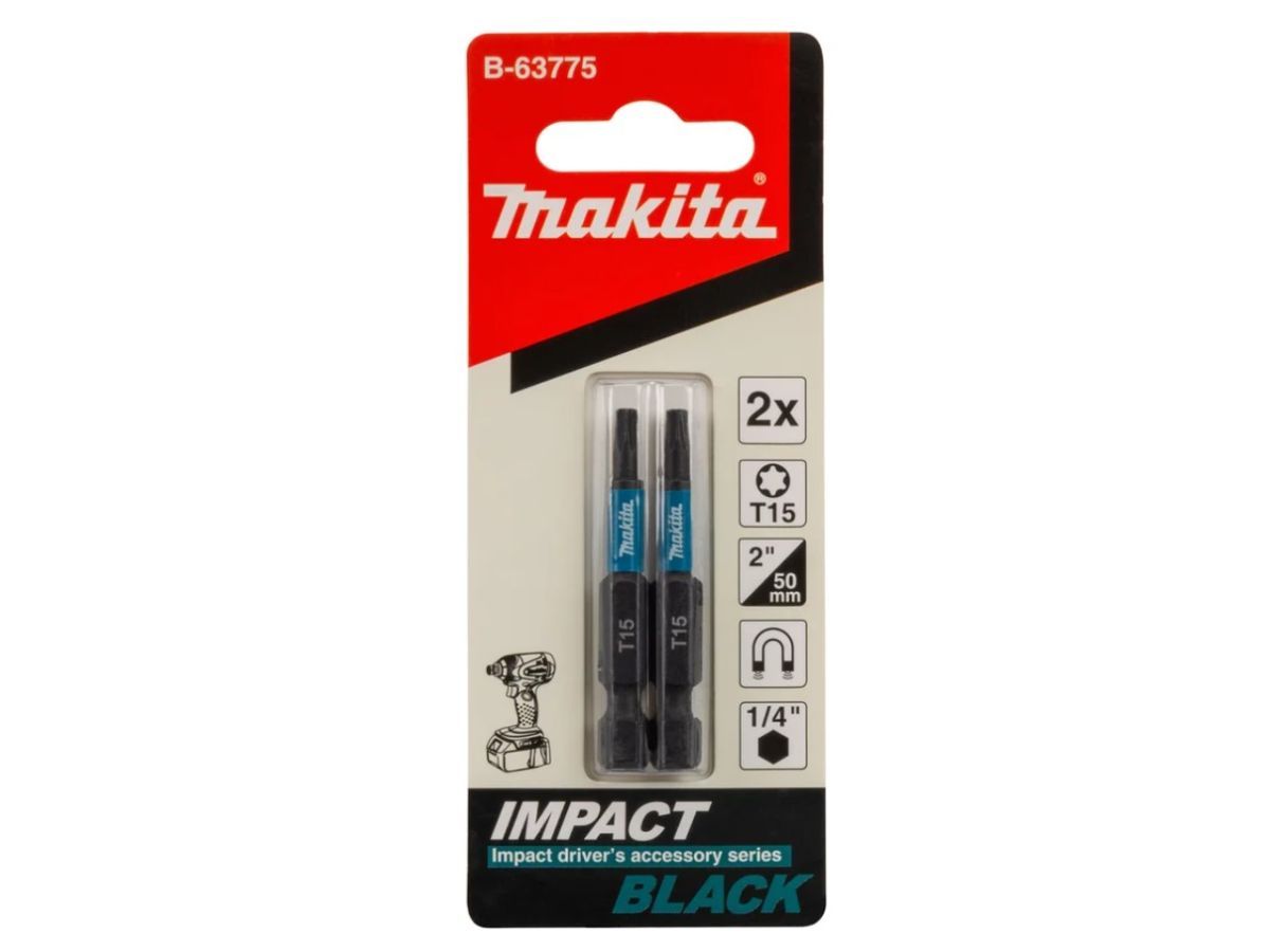 Насадка T15 50 мм Impact Black (2 шт) B-63775 MAKITA B-63775